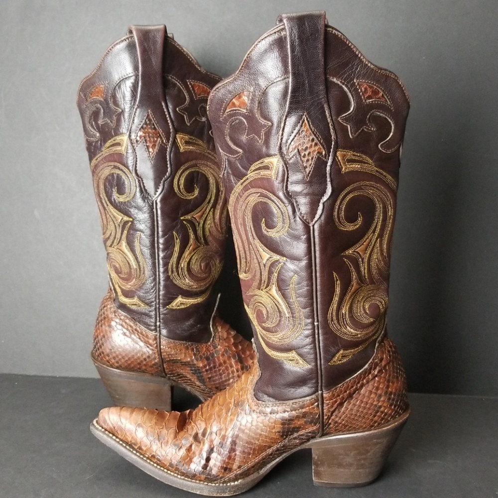 Corral Python Leather Women Boot - image 4